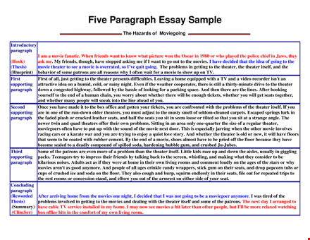 sample paragraph informative essay - writing paragraphs with specific topic sentences template