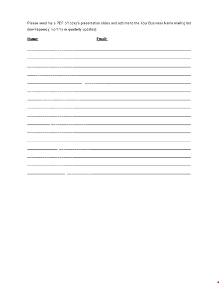 please sign up today - customizable sign up sheet template