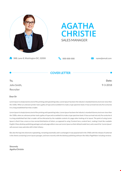 executive resume template cover letter template
