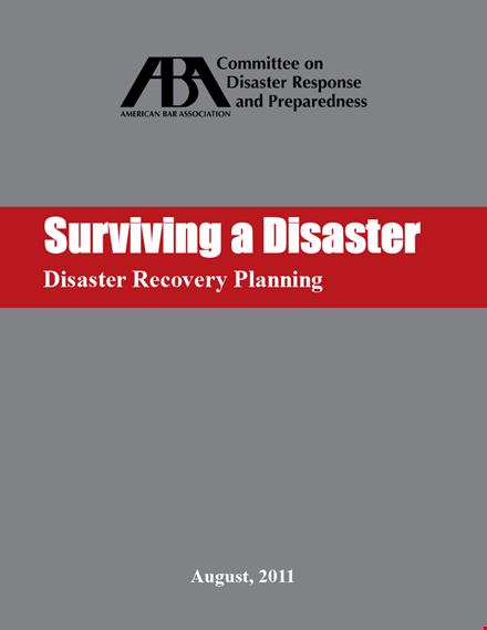 efficient business continuity with our disaster recovery plan template template