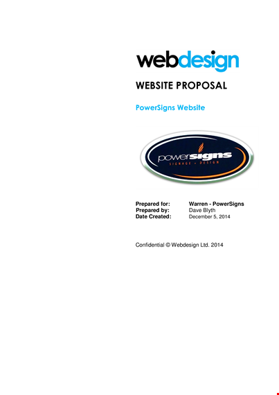 powersigns website - professional web design services template
