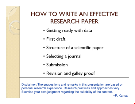 expertly crafted research papers and journals template