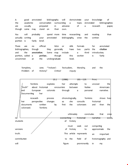 free downloadable simple annotated bibliography template template