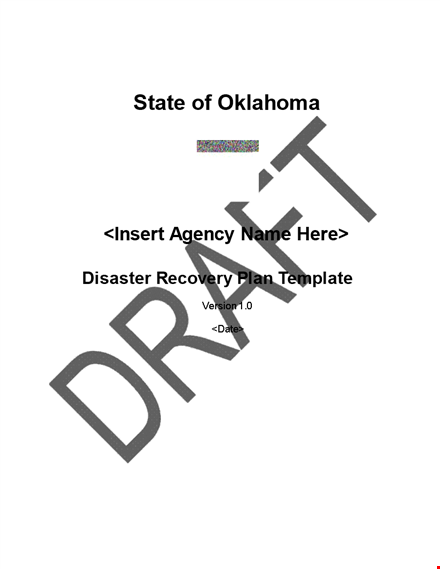 disaster recovery plan template for agency: ensure effective disaster recovery template