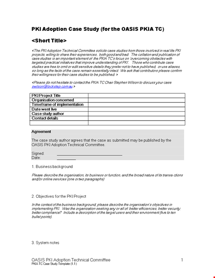 case study template for business | easy-to-use for any organization template