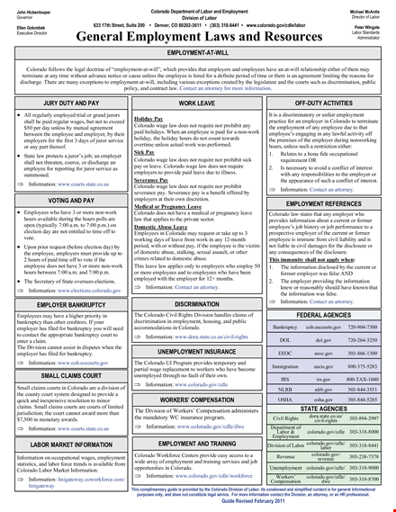 generalemploymentlawfactsheet template