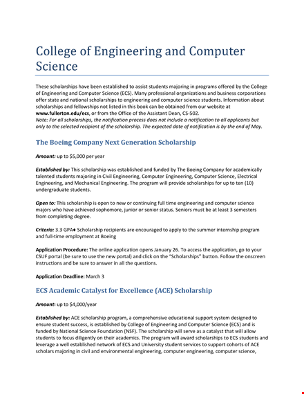 sample engineering scholarship essay template