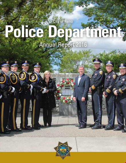police department annual report template template