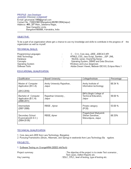 entry level computer engineering resume template