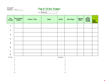 printable checklist template | monthly sheets to track tasks - staple template