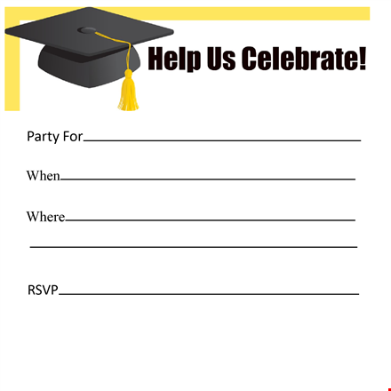 custom graduation party invitation templates - celebrate where you're headed! template