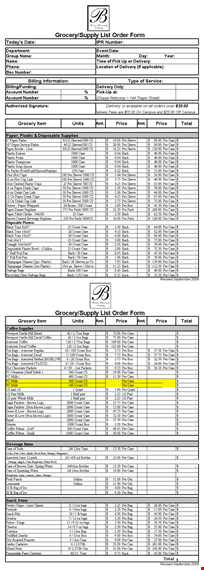 grocery delivery order excel template hfoonye template
