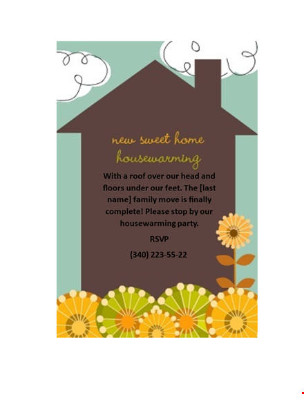 housewarming invitation template - discover the perfect way to welcome guests to your new home template