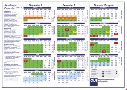 printable blank academic calendar template