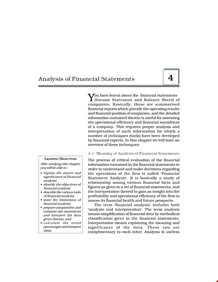 example of horizontal financial statement analysis for effective asset evaluation template