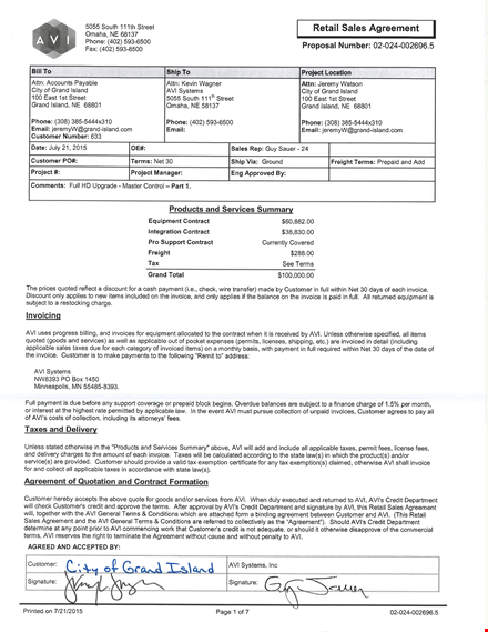 retail sales agreement template - customize and streamline your sales process template