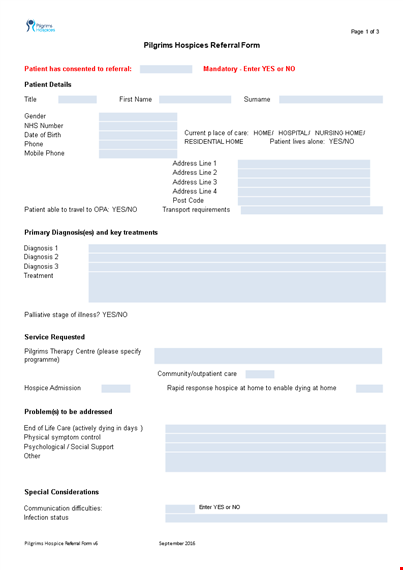 patient referral form template - download the best referral form template for patients template
