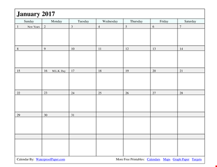 free printable calendar pages template