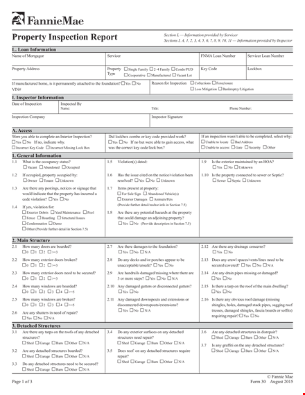 property inspection report template - download in pdf format template