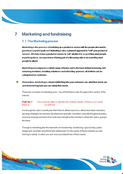 fundraising event marketing plan - effective strategies for marketing, sponsorship, and fundraising template