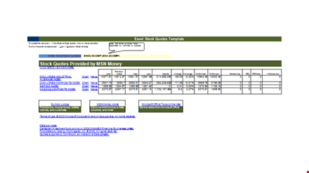 professional quote chart template template