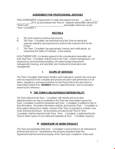 service agreement template - clear and comprehensive | consultant contract, services, obligations template