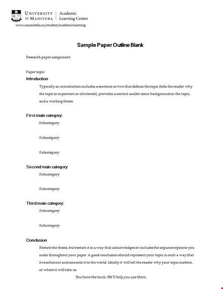 mla format template for paper | topic, category, subcategory template