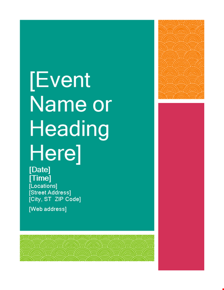 event flyer customizable templates template