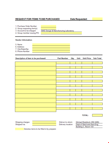create a custom purchase order | purchase order management software template