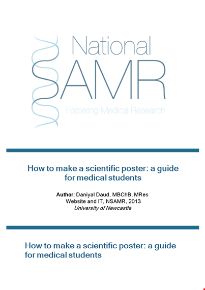 medical poster presentation template for scientific research template