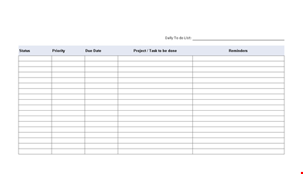 checklist form template template