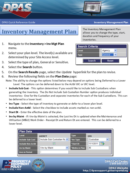 inventory management plan template - select the right inventory level template