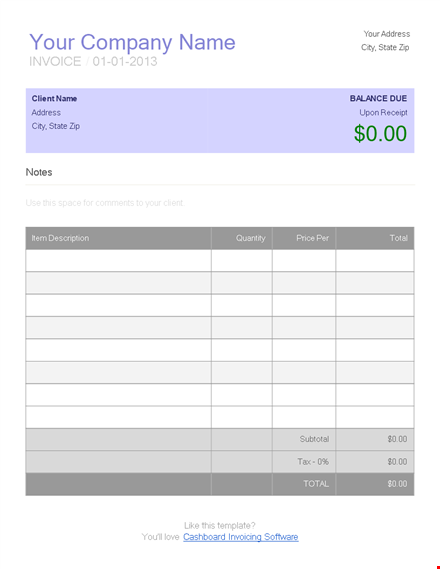 invoicetemplate template