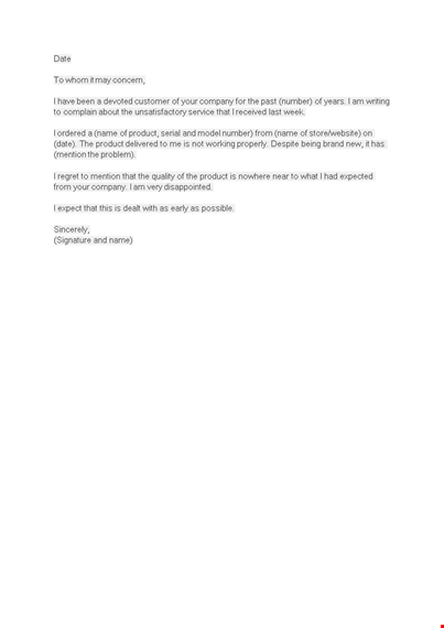 professional business letter template | formal correspondence template