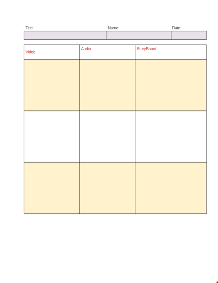 create captivating videos with our story board and audio tools template