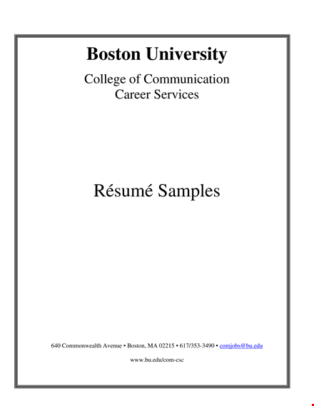 simple resume format example template
