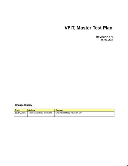 test plan template - create effective testing cases for quality assurance | company name template