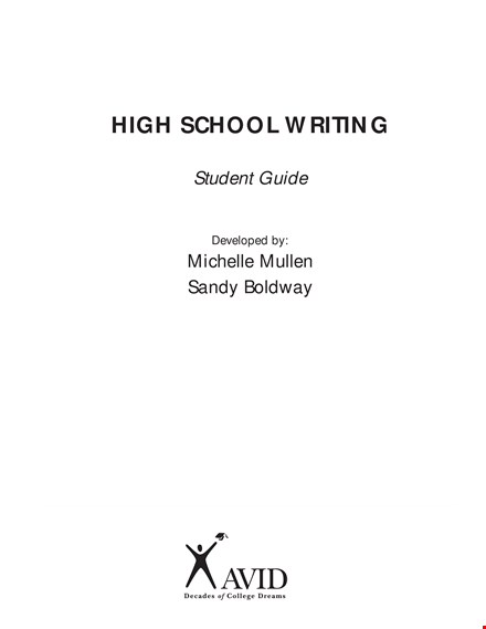 sample informative essay high school template