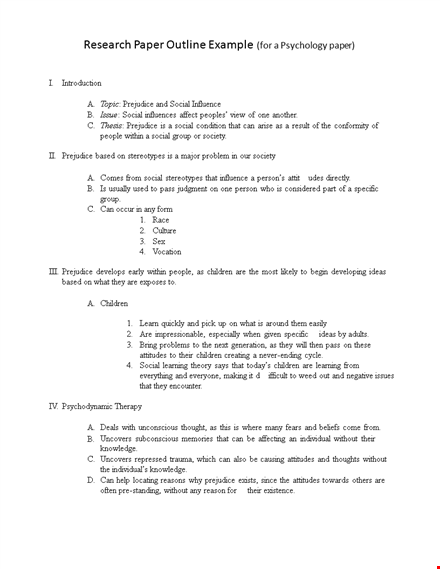 avoid prejudice and influence: mla format template template