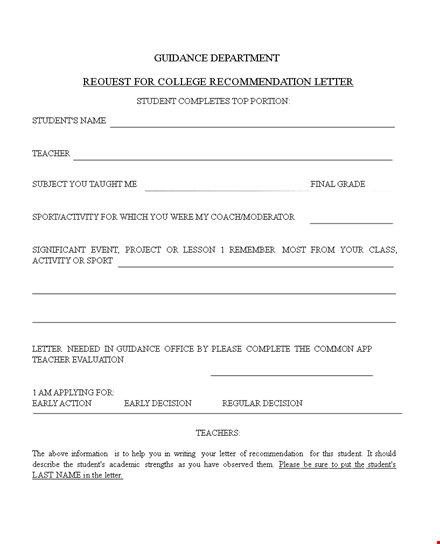 stellar teacher letter of recommendation template