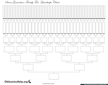 create your family history with our landscape family tree template | obituarieshelp template