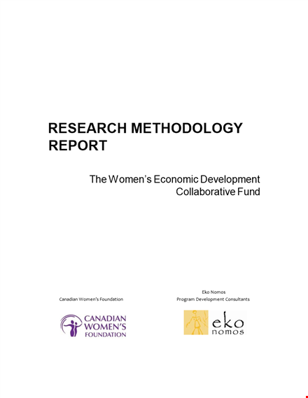 research methodology for women's learning outcomes evaluation template