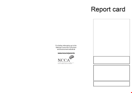 free report card template for child education and learning template