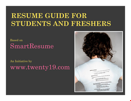 expert guide for freshers resume format pdf: tips for students in their twenties template