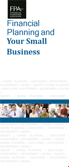 small business financial plan template template