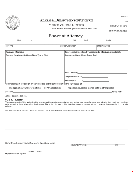 get the power of attorney form you need - easy and fast template