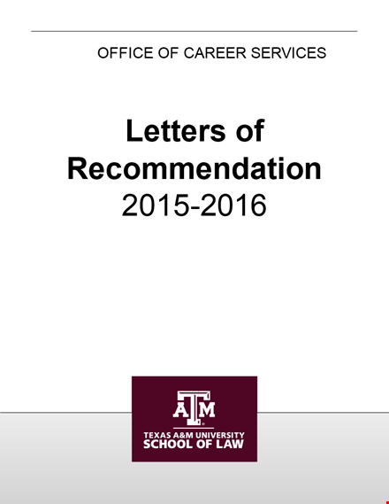 letter of recommendation for employment: sample letters and tips template