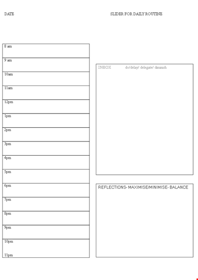 daily planner template - plan your day effectively with our customizable daily planner template template