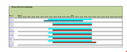 employee work schedule template template