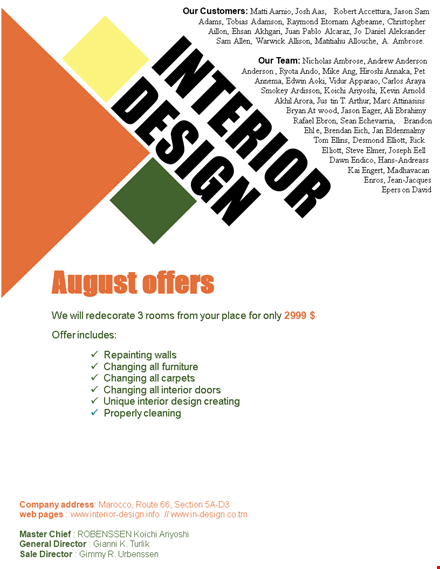 get ready for august interior offer template template